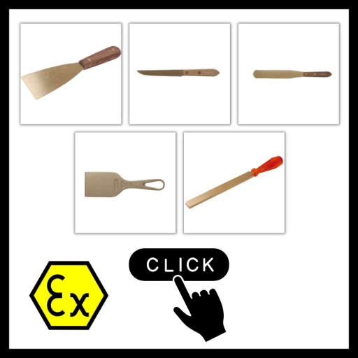 Kıvılcım Çıkarmaz Ex-Proof Spatula, Iskarpela ve Bıçaklar